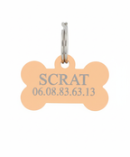 Targhetta Personalizzata in Alluminio per Cani – con Nome e Numero Incisi