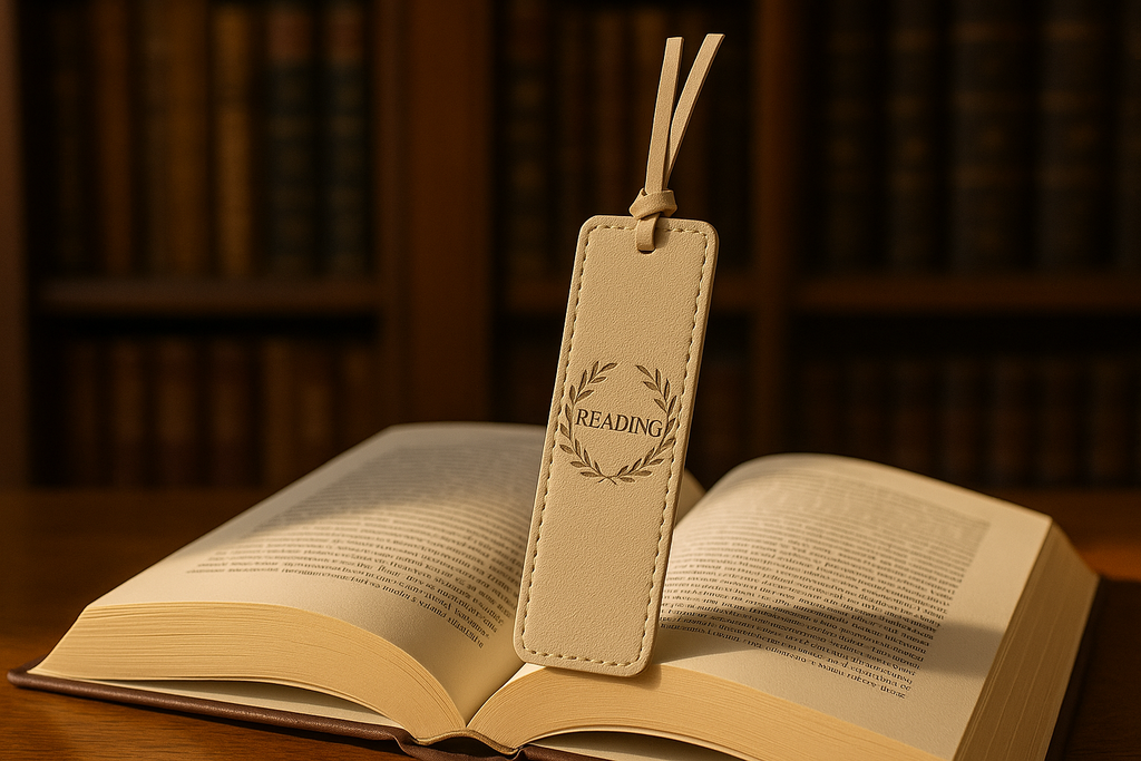 Segnalibro in Ecopelle Personalizzato– Eleganza Incisa tra le Pagine