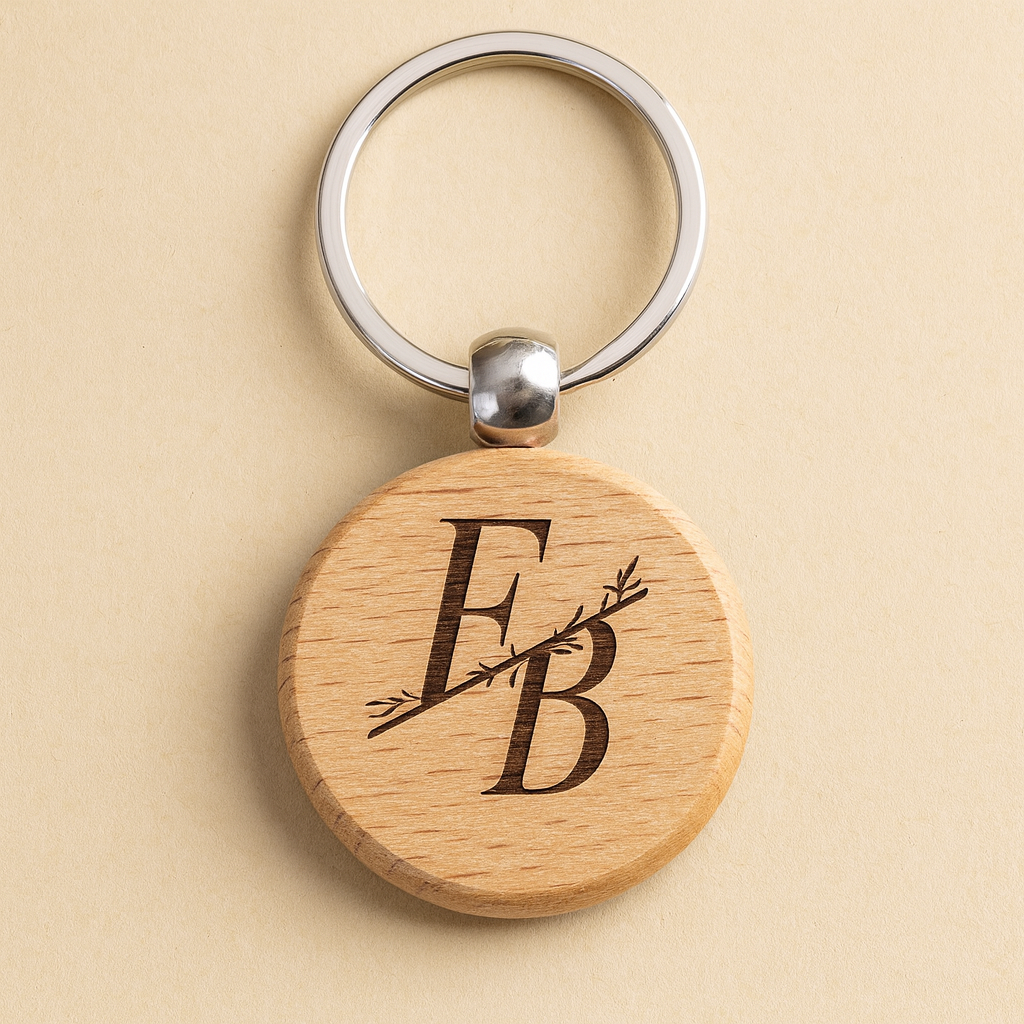 Portachiave | Pendente per collare in Legno Personalizzato